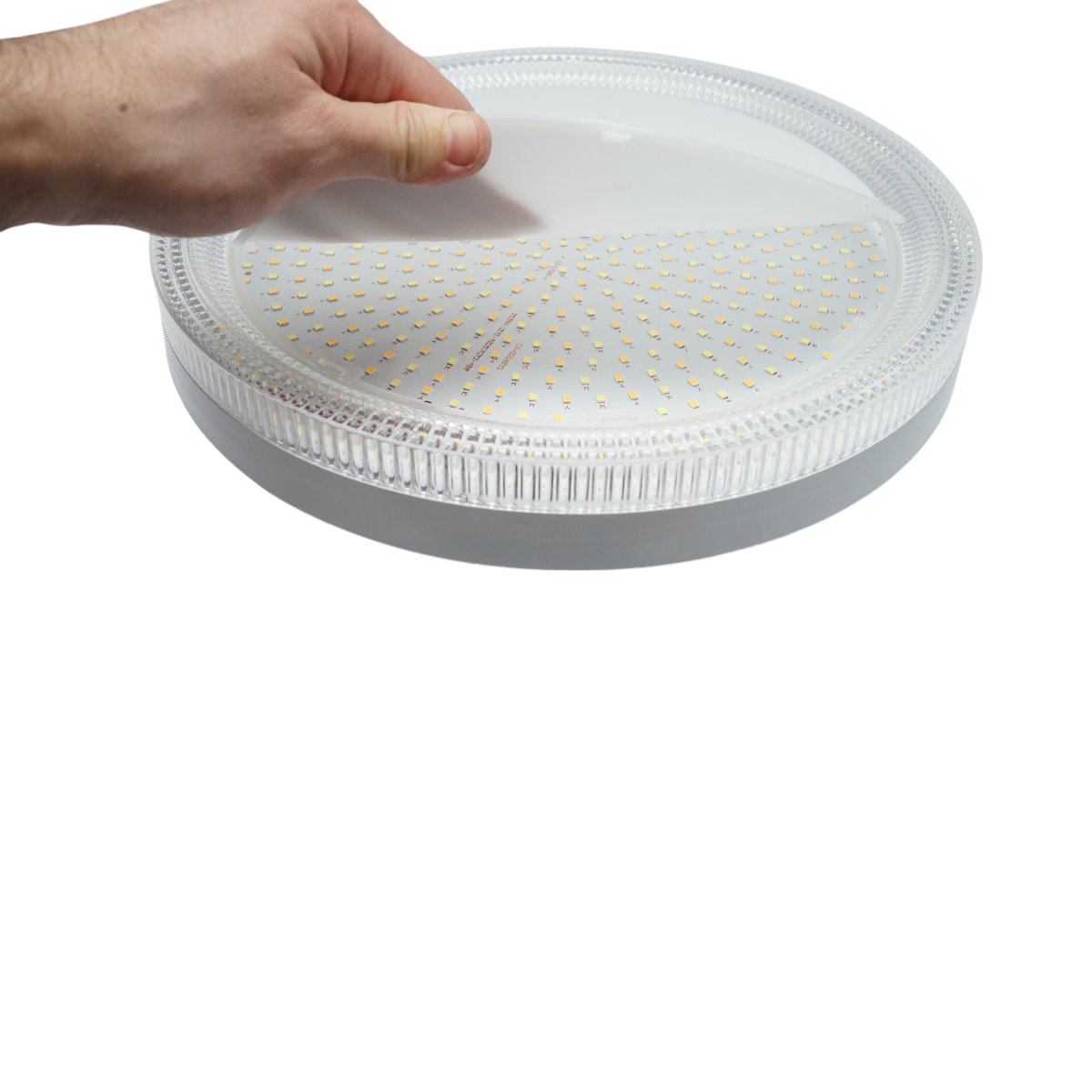 Plafoniera LED 48W, 220V, lumina reglabila 3CCT 3000K/4000K/6500K, corp rotund 300x40mm IP20
